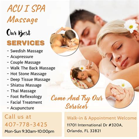 acu i spa massage